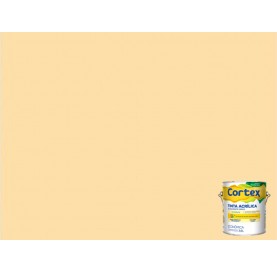 Tinta Acrilica Fosco Amarelo Vanila Cortex 3,6 lt Futura