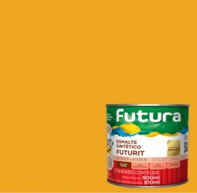 Tinta Esmalte Sintetico Amarelo Brilhante Futurit 0,900 lt Futura