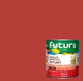Tinta Esmalte Sintetico Vermelho Seguranca Futurit 0,900 lt Futura