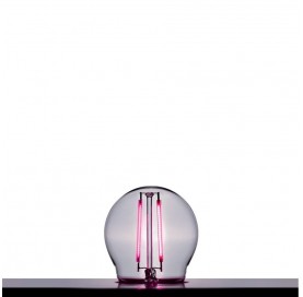 Lampada Led Mini Bulbo Color E27 2w Rosa Sth6340/rs 1772 Stella