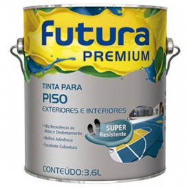 Tinta Acrilica Para Piso Vermelho Seguranca 3,6lt Futura