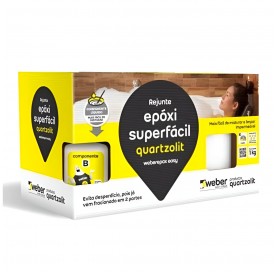 Rejunte Epoxi Superfacil Corda 1kg Quartzolit