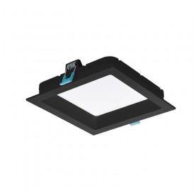 Painel Deep Led Quad Preto 12w 750lm 3000k Sth8902pto/30 Stella