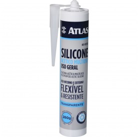 Silicone Transparente Multiuso 260g At276/1 Atlas