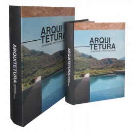 cj de Caixa Livro Arquitetura 2pcs Ga3039 Cross