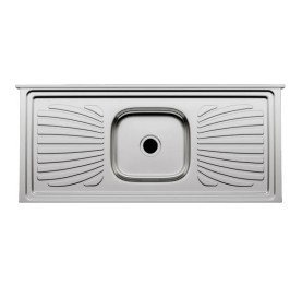 Pia de Inox Monobloco 1,20mt Forminox