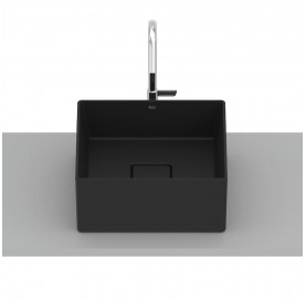 Cuba Apoio Quadrada 300x300 t3 Matte Black A32722n080 Roca