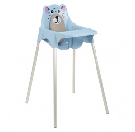 Cadeira Refeicao Teddy Alta Azul 92370/017 Tramontina