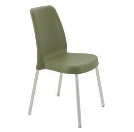 Cadeira Vanda Verde Oliva c/ Pernas de Aluminio 92053927 Tramontina
