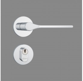 Fechadura 803/25 Ext Redonda Cromado Roseta de Inox 37006 Stam