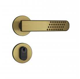 Fechadura 803/21 Ext Redonda Roseta Oxidado E-coat 34950 Stam