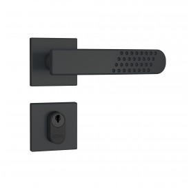 Fechadura 803/21 Ext Quadrada Roseta Preto Fosco 57405 Stam