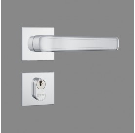 Fechadura 803/23 Ext Quadrada Cromado Roseta de Inox 38409 Stam
