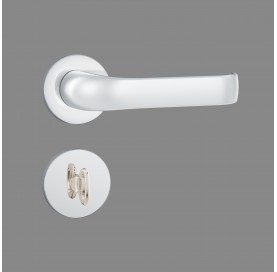 Fechadura 823/37 wc Redonda Cromado Roseta de Inox 41836 Stam