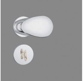 Fechadura 823/10 wc Redonda Cromado Roseta de Inox 34993 Stam