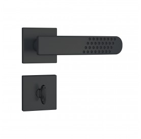 Fechadura 823/21 wc Quadrada Roseta Preto Fosco 56562 Stam