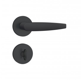 Fechadura 823/33 wc Redonda Roseta Preto Fosco 56449 Stam