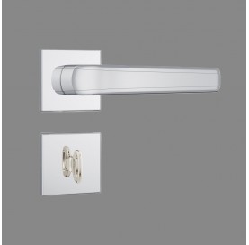 Fechadura 823/23 wc Quadrada Roseta de Inox 56455 Stam