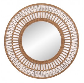 ESPELHO C/ MOLDURA EM RATTAN VE0085 CROSS