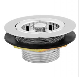 Valvula Amer p/ Pia Metal cr 3 1/2 c/ Cestinhas Abs 1623 Aguia Metais