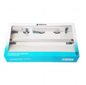 Acessorios 05 Pecas Square Luxo 17053 Aguia Metais