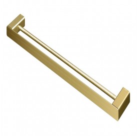 Porta Toalha Duplo Docolflat Ouro Escovado 90010137043 Docol