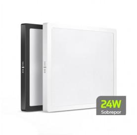 Luminaria Soprepor Quadrada Backstage Led 24w 6500k Lsq624s Lumanti