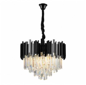 Pendente Gloriosa 5xe14 Preto 15051159 Taschibra