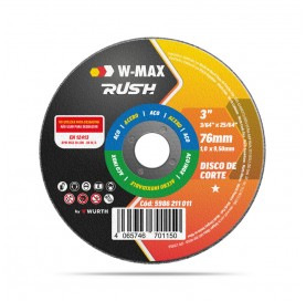 Disco Abras Corte Inox W-max 180x1,6x22,23 5986212181 Wurth