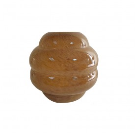 Vaso Decorativo em Vidro Marrom Bh0382 Cross